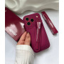 Бордовий чохол RHODE Lip Case Raspberry Jelly на iPhone 17 Pro — оригінальна якість із захистом камери